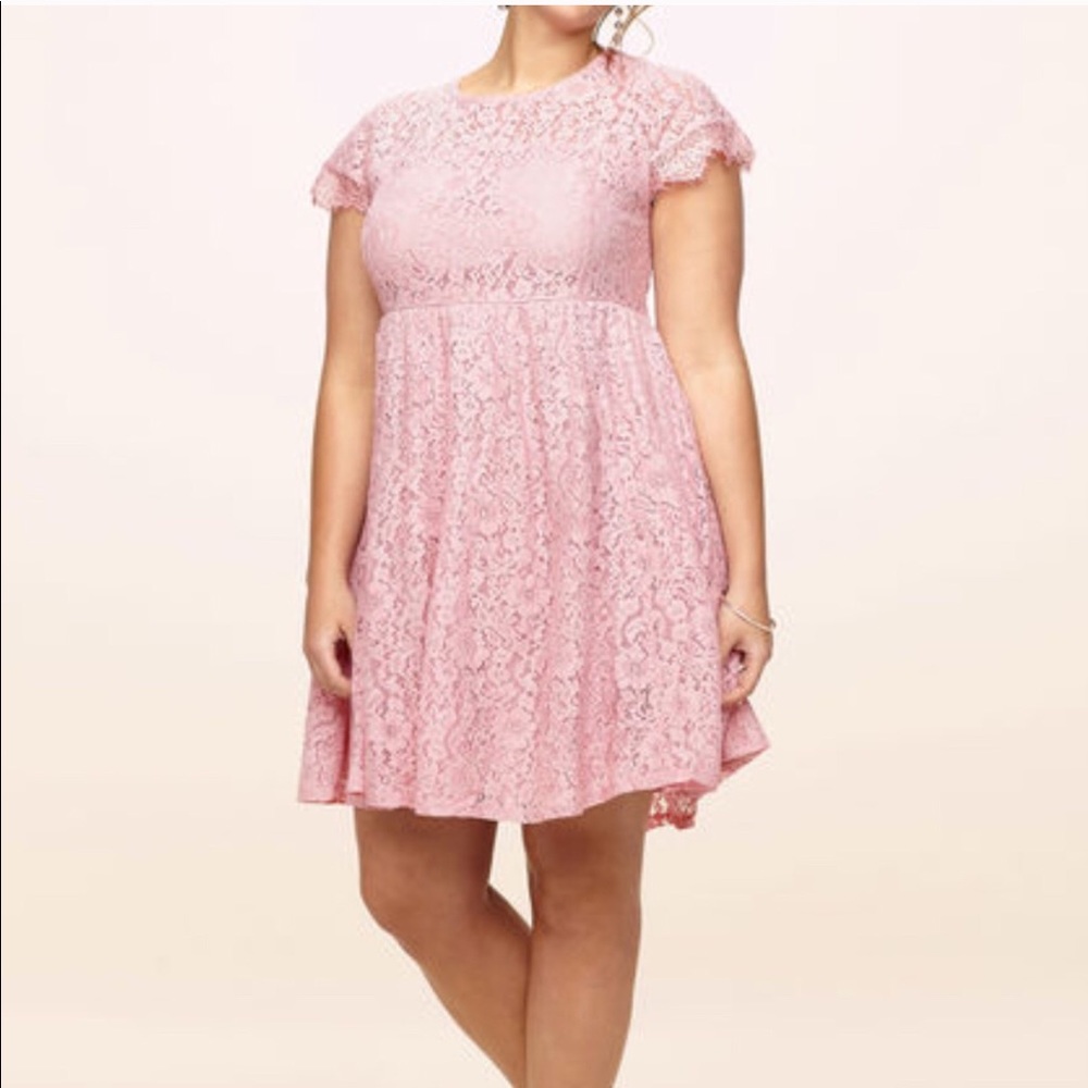 Loralette Illusion Lace Skater Dress